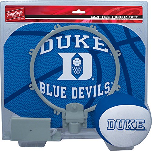 Rawlings NCAA Duke Blue Devils Kids Slam Dunk Hoop Set, Blue, Small