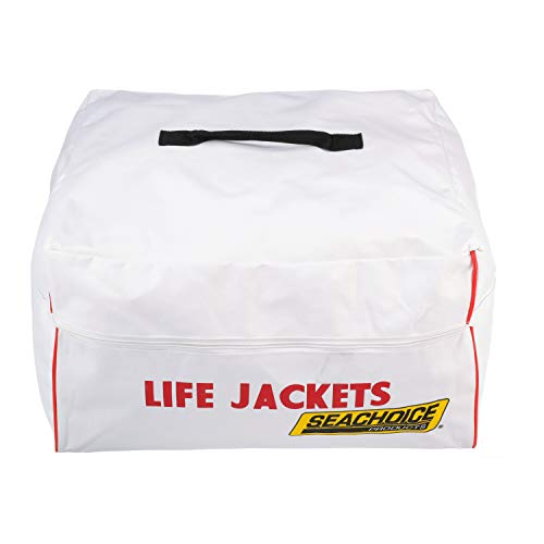 SEACHOICE 44990 Heavy-Duty 6-Capacity Life Jacket Nylon Storage Bag with Carrying Handles