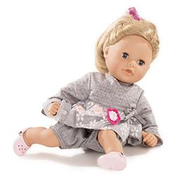 Gtz Gotz Cosy Aquini 13" Soft Cloth Bath Baby Doll with Blond Hair and Blue Sleeping Eyes