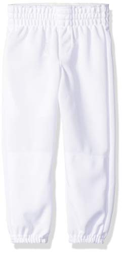 Alleson Ahtletic Youth Pull on Baseball Pants, White, XX-Small