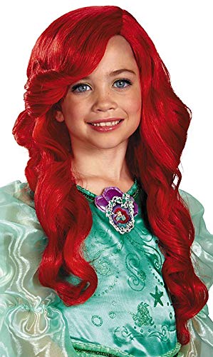 Disguise Disney Princess Ariel Little Mermaid Girls' Wig