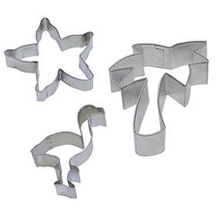 C 3 - TROPICAL COOKIE CUTTERS - Flamingo, Starfish, and Palm Tree