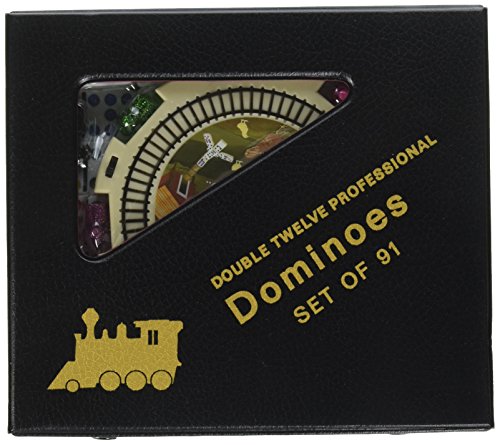 CHH New Double 12 Mexican Train Dominoes Set with Dots