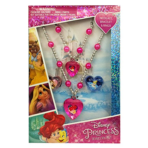 Disney Princess Jeweler Box Set (4 Piece)