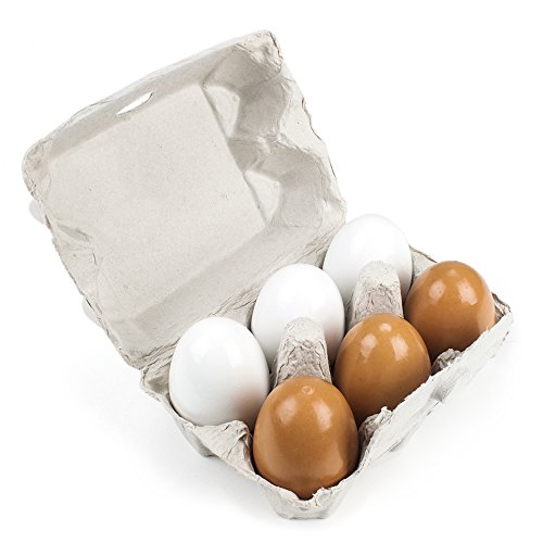 Imagination Generation Wood Eats! Eggcellent Eggs with Real Carton