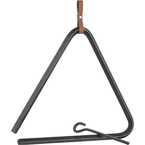 Enclume Premier 16-Inch Finishing Touches Dinner Triangle, Matches Enclume Pot Racks, Hammered Steel