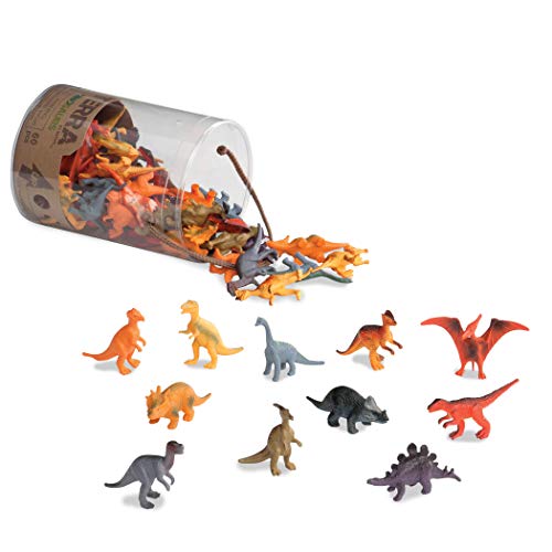Terra by Battat - Dinosaurs - Assorted Miniature Dinosaur Toy Figures & Cake Toppers For Kids 3+ (60 Pc)