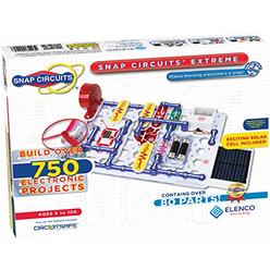 Elenco Electronics Elenco Snap Circuits Extreme SC-750 Electronics Exploration Kit | Over 750 Projects | Full Color Project Manual | 80+ Snap