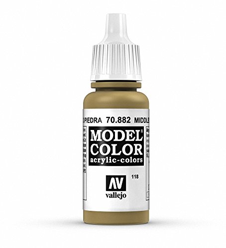 Vallejo Middle Stone Model Color Paint, 17ml