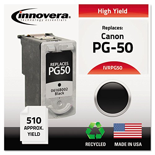 Innovera IVRPG50 - Innovera Compatible Reman High-Yield 0616B002 PG-50 Ink