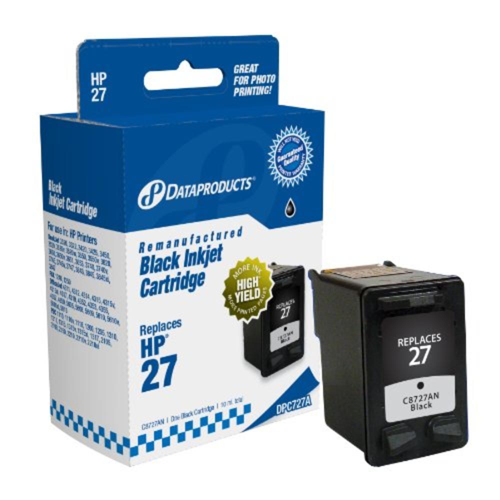 Dataproducts DPC727A Remanufactured Ink Cartridge Replacement for HP #27 (C8727AN) (Black)