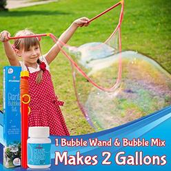 Atlasonix Giant Bubble Wand, Giant Bubble Maker, Big Bubble Wand, Large Bubble Wand, Bubble Sticks, Outdoor Toys for Kids, Bubbl