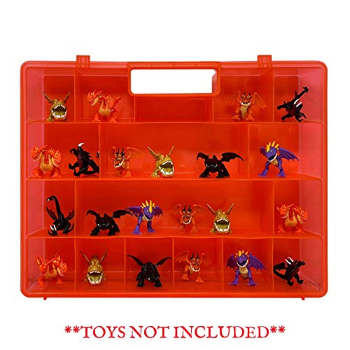 Life Made Better Toy Case, Compatible with to Perfectly Fit Mystery Dragon Figures, Sturdy Kid's Organizer by LMB