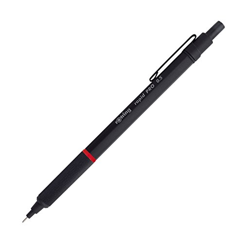 rOtring Rapid PRO Mechanical Pencil, 0.5 mm, Matte Black