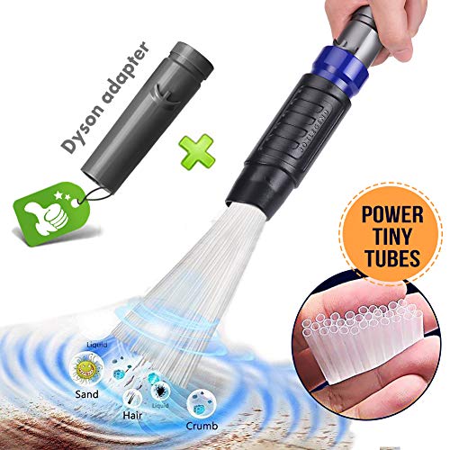 PetOde Universal Dusty Brush Vacuum Attachment, Duster Cleaning Tool Vacuum Duster Attachment with Universal Adapter Handy