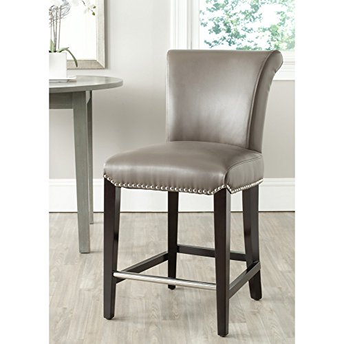 Safavieh Mercer Collection Seth Clay Leather 25.9-inch Counter Stool