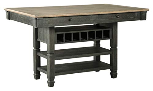 Signature Design By Ashley - Tyler Creek Dining Room Table - Counter Height - Black/Gray
