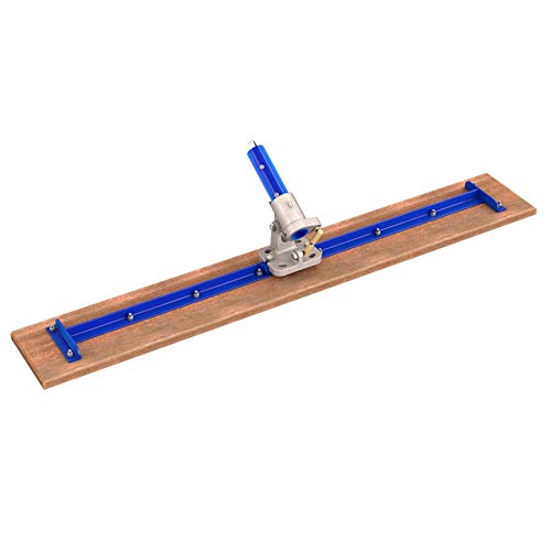 Bon Tool Bon 82-149 48-Inch by 7-1/4-Inch Square End Wood Bull Float with Rock N Roll Bracket