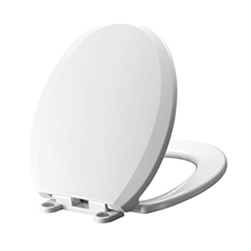 American Standard Cadet Slow Close EverClean Round Closed Front Toilet Seat in White
