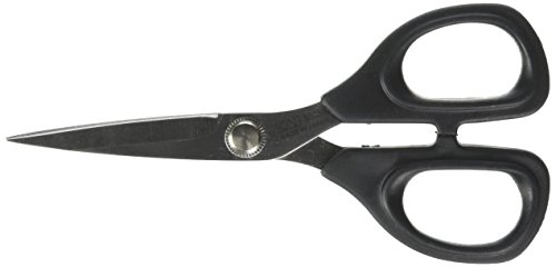 kai 5 1/2 inch Embroidery Scissors, Black Handle