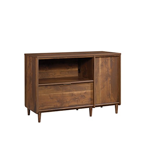 Sauder Clifford Place Credenza, For TV's up to 46", Grand Walnut finish