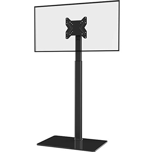 HEMUDU Universal TV Stand with Mount 100 Degree Swivel Height Adjustable and Tilt Function for 19 to 42 inch LCD, LED OLED