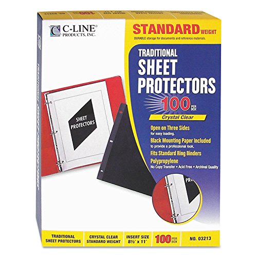 C-Line CLI03213 - C-line Traditional Polypropylene Sheet Protector