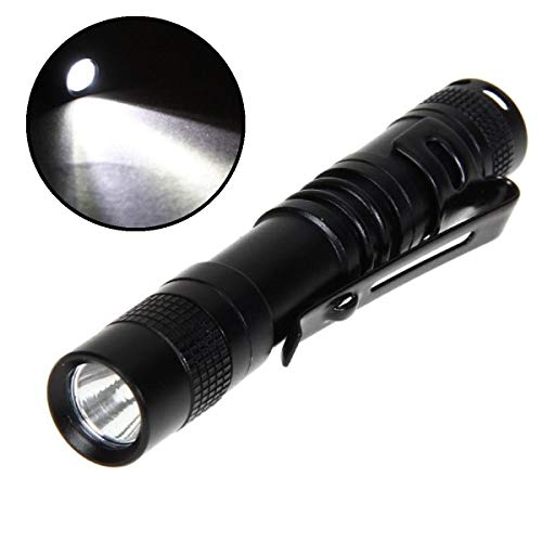 Cotchear Portable Mini Pocket Penlight XPE-R3 LED Flashlight Torch Working Inspection Pen Light for Hunting Hiking Camping