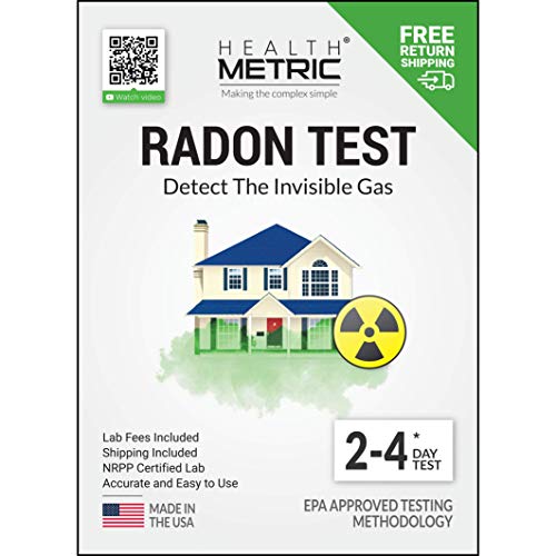 Easy To Use Charcoal Radon Gas Detector