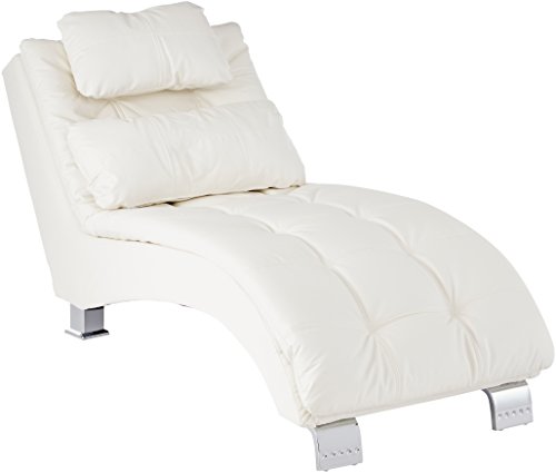 Coaster Dilleston Upholstered Chaise White