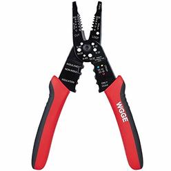 wgge wg-015 professional 8-inch wire stripper/wire crimping tool, wire cutter, wire crimper, cable stripper, wiring tools and