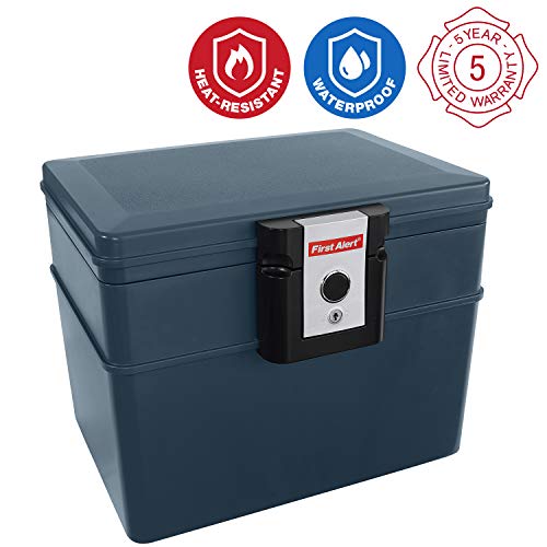 First Alert 2037F Water and Fire Protector File Chest, 0.62 Cubic Feet