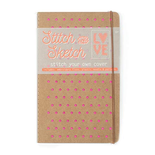 OOLY, Stitch & Sketch Notebook - Pink