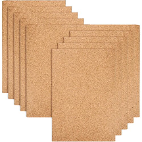 TecUnite 10 Pack Lined Notebook Kraft Brown Cover Journal Notebooks for Travelers, A5 Size, 60 Lined Pages/ 30 Sheets (Brown
