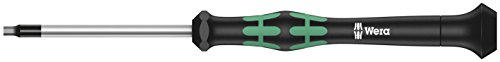 Wera 05118070001 2054 Screwdriver for Hexagon Socket Screws for Electronic Applications, Hex-Plus, 2.5 mm x 60 mm