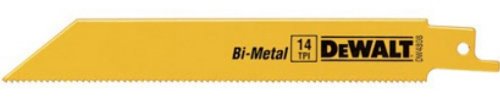 DEWALT DW4811-2 6-Inch 18 TPI Straight Back Bi-Metal Reciprocating Saw Blade (2-Pack)