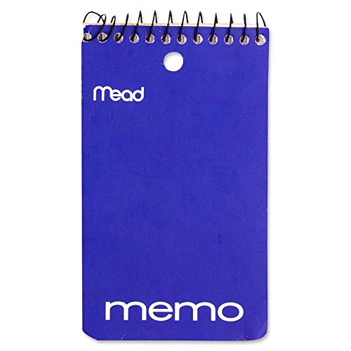 Mead 12PK MEAD 45354 Memo Book WB Top Bound Asst 3x5 60S