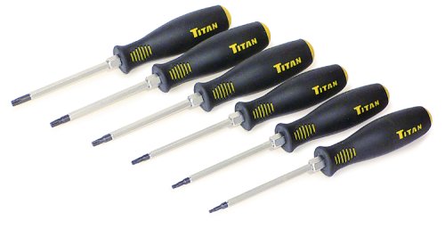 Titan 17210 6-Piece Tamper-Resistant Torx Driver Set