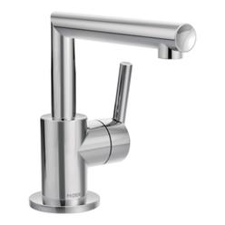 Moen S43001 Arris One-Handle Single Hole Modern Bathroom Faucet, Chrome