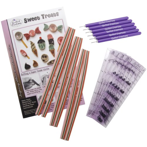 Quilled Creations Quilling Class Pack Kit, Sweet Treats