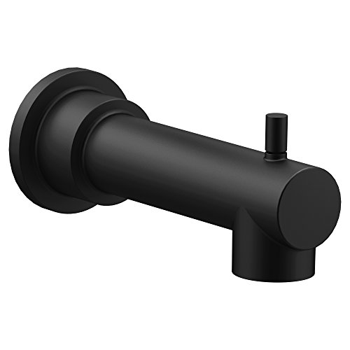 Moen 172656BL Replacement Align Tub Shower Diverter Spout, Matte Black