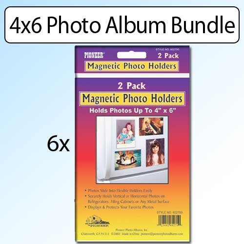 pioneer photo Albaums Pioneer Photo Albums 4 X 6 Magnetic Photo Frame Holds 6 Photos up to 4"x6"