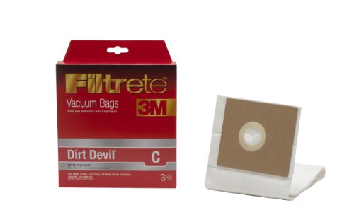 3M Filtrete Dirt Devil Style C MicroAllergen Pkg Vacuum Bag