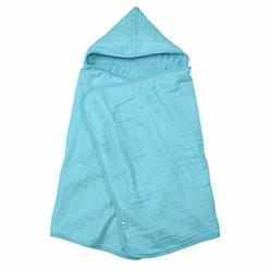 green sprouts Muslin Hooded Towel made from Organic Cotton | The perfect towel for bath, beach, or pool | Organic cotton