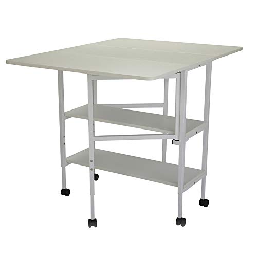 Arrow Dixie Height Adjustable Cutting Table - White