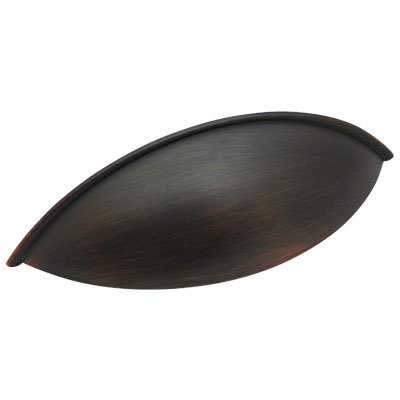 Cosmas 9236ORB Oil Rubbed Bronze Cabinet Hardware Bin Cup Drawer Handle Pull - 3-3/4" Hole Centers