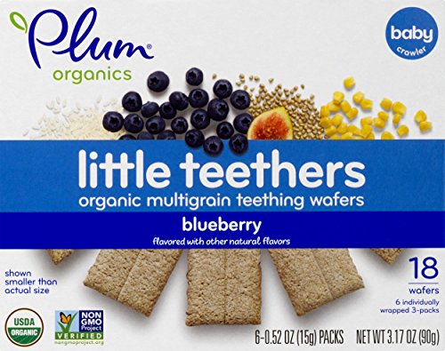 Plum Organics Little Teethers, Blueberry, 0.52 Ounce, 6 Count