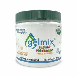 Gelmix USDA Organic Gelmix Infant Thickener for Breast Milk and Formula, 4.4oz Jar