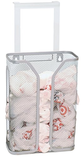 Deco Brothers DecoBros Over The Cabinet Door Bag Holder, Silver