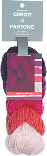 Caron 29110101041 Yarn X Pantone, Fuchsia Plume
